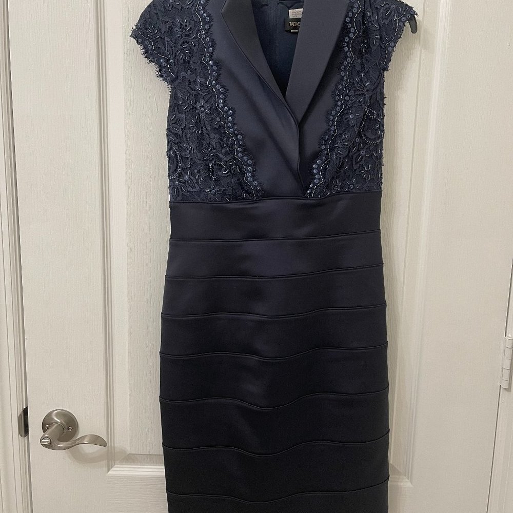 Tadashi Shoji Blue Cocktail Dress in Size 6